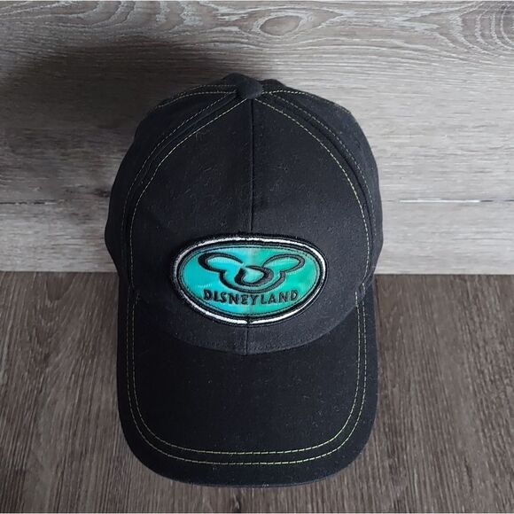 Vintage Disneyland Mickey Inc. Black Adjustable Strapback Hat - Picture 2 of 7